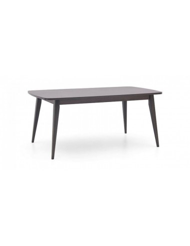 Table à rallonge en aggloméré et bois Chêne Hector Anthracite, L180-230xl90xH78,2 cm Dans la société mordern