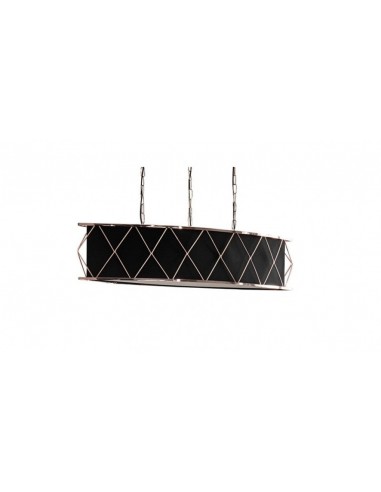 Lustre diamant noir / or, L95xl29xH155 cm pas cher chine