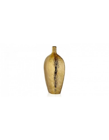 Vase décoratif en céramique Valentin Big Doré, Ø15xH54 cm outlet