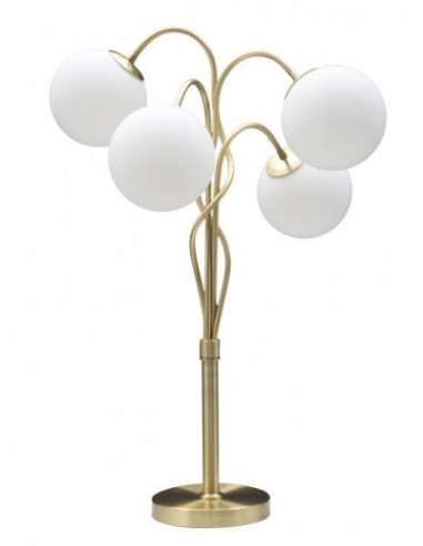 Lampe Glamy Light Or / Blanc, Ø53xH74 cm commande en ligne