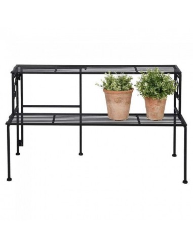 Étagère à pots de jardin / terrasse, métal, Large Noir Shelf, L78,9xl51,5xH65,3 cm Venez découvrir notre 