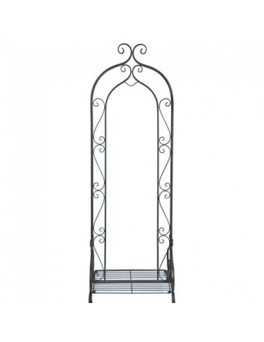 Étagère pliante pour pots de jardin / terrasse, métal, Stand Noir, L45.9xl44xH132.6 cm À commander