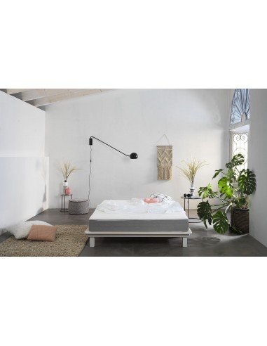 Matelas à mémoire de forme Sunset, épaisseur 20 cm, mousse à mémoire de forme 6 cm, housse amovible ouvre sa boutique