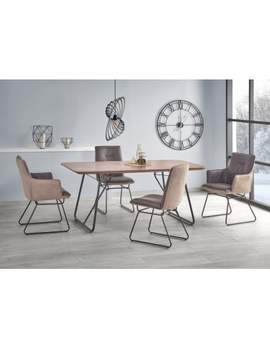 Table Houston en MDF et métal, L180xl90xh76 cm de votre