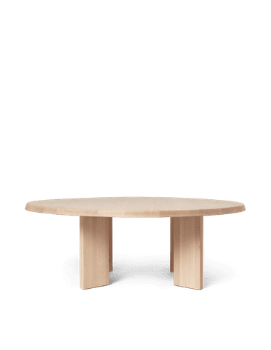 TABLE BASSE TARN – hêtre blanc - Ferm Living brillant des détails fins