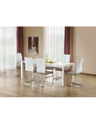 Table Stanford en MDF, L130-210xl80xh76 cm de l' environnement