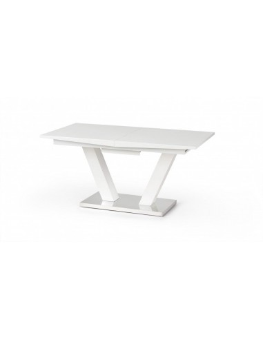 Table extensible en MDF et métal Vision Blanc, L160-200xl90xH76 cm prix