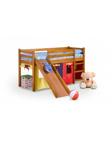 Lit au sol en pin avec toboggan pour enfants Neo Plus Arin, 190 x 80 cm vente chaude votre 