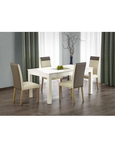 Table extensible en aggloméré et MDF Sewer Blanc, L160-300xl90xH76 cm Comment ça marche