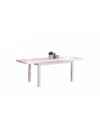 Table extensible en aggloméré et MDF Tiago 2 Blanc, L140-220xl80xH76 cm suggérées chez