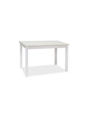 Table en aggloméré et MDF, Adam Large Blanc, L120xl68xH75 cm 50% de réduction en Octobre 2024