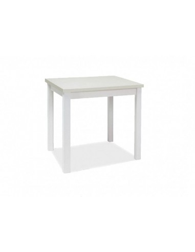 Table en bois aggloméré et MDF, Adam Small Blanc, L90xl65xH75 cm du meilleur 