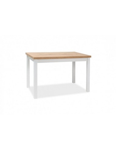 Table en bois aggloméré et MDF, Adam Large Chêne Lancelot / Blanc, L120xl68xH75 cm acheter