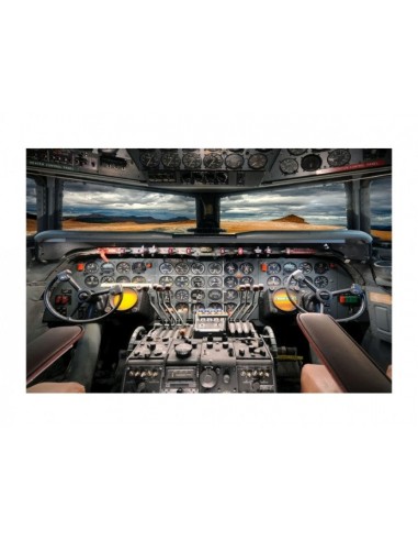 Peinture sur verre Airplane Cockpit, 120 x 80 cm livraison et retour toujours gratuits