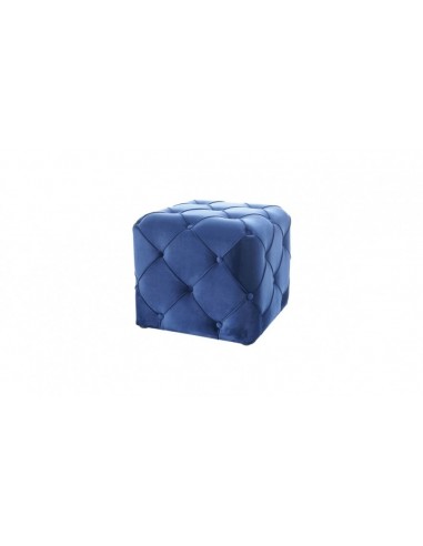 Tabouret tapissé de tissu Aviva K Velvet Bleu marine, l50xA50xH45 cm store