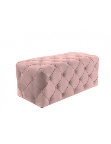 Banc tapissé de tissu Aviva Velvet Rose, l102xA50xH45 cm online