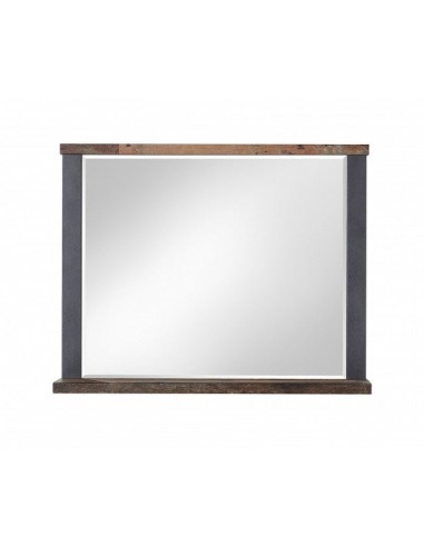 Miroir décoratif Chelsea Large Naturel / Graphite, l94xH75 cm pas cher