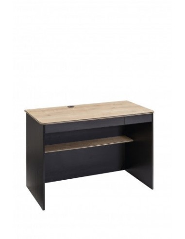 Table de bureau en palette pour les jeunes Blacky Noir / Nature, L110xl58xH75 cm sur le site 