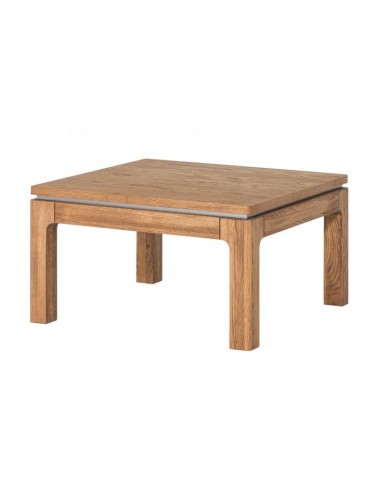 Table basse en bois et placage Montenegro 41 Chêne Rustique, L80xl80xH45 cm Comparez plus de prix