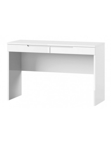 Coiffeuse en aggloméré et MDF avec 2 tiroirs Gabrielle 31 Blanc, L120xl45xH76 cm 2023