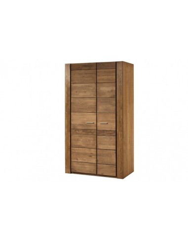 Armoire en placage et aggloméré, avec 2 portes Velours 70 Chêne Rustique, l110xA60xH200 cm 2023