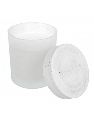 Bougie décorative Ava Blanc, Ø8xH9 cm hantent personnes