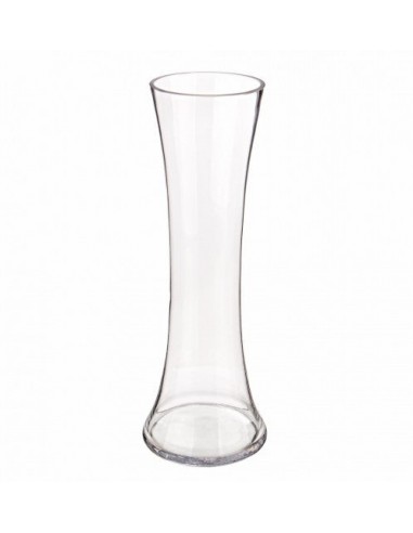 Vase décoratif en verre transparent en forme de Venise, Ø13,5xH40 cm basket pas cher