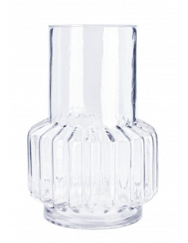 Vase décoratif en verre transparent Asira, Ø17,2xH26 cm l'évolution des habitudes 