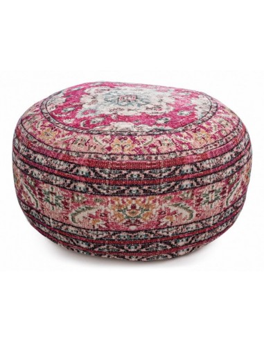 Tabouret Tamil Tango en coton multicolore, Ø60xH25 cm Venez découvrir notre 