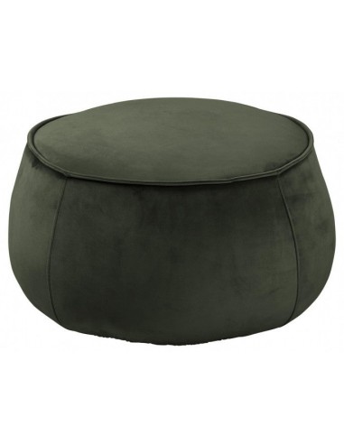 Tabouret rembourré en tissu Mie Velvet Vert Foncé, Ø60xH34 cm de l' environnement