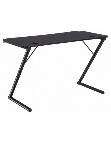 Table de bureau en aggloméré et métal Aiden Noir, L120xl60xH75 cm online