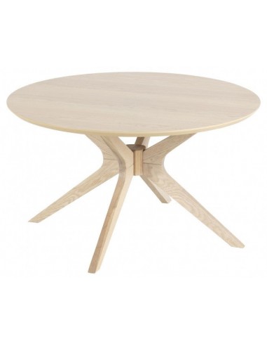 Table basse en chêne et placage chêne Duncan Oak, Ø80xH45 cm Comment ça marche